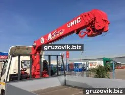 Самопогрузчик Foton BJ1089 с КМУ Unic 2018 года новый фото 5