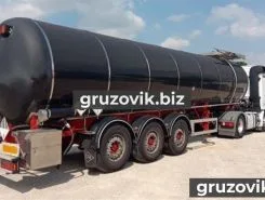 Полуприцеп битумовоз/нефтевоз ППЦ 33 м3  Kassbohrer Feldbinder 2007 года б/у фото 2