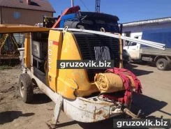 Прицепной бетононасос Putzmeister BSA 1005 D3B C 2008 года б/у фото 2