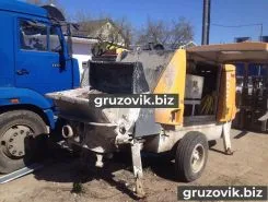 Прицепной бетононасос Putzmeister BSA 1005 D3B C 2008 года б/у фото 4