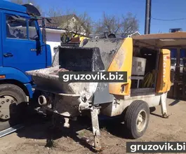 Прицепной бетононасос Putzmeister BSA 1005 D3B C 2008 года б/у фото 4
