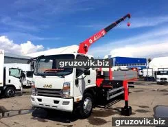 Самопогрузчик JAC N120 с КМУ Unic 2018 года новый