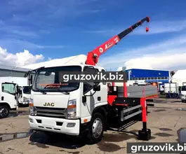 Самопогрузчик JAC N120 с КМУ Unic 2018 года новый