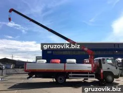 Самопогрузчик JAC N120 с КМУ Unic 2018 года новый фото 3