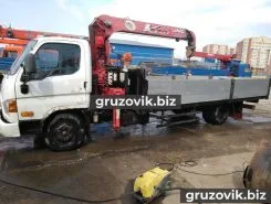 Самопогрузчик Hyundai HD 78 с КМУ Unic URV370K 2010 года б/у