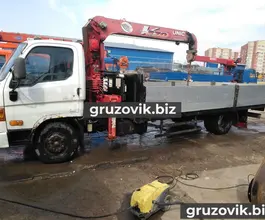 Самопогрузчик Hyundai HD 78 с КМУ Unic URV370K 2010 года б/у