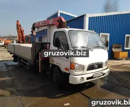 Самопогрузчик Hyundai HD 78 с КМУ Unic URV370K 2010 года б/у фото 2