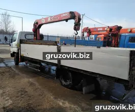 Самопогрузчик Hyundai HD 78 с КМУ Unic URV370K 2010 года б/у фото 5