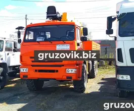 Самопогрузчик Камаз 43118 с КМУ SOOSAN SCS746L 2018 года новый фото 2