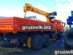 Самопогрузчик Камаз 43118 с КМУ SOOSAN SCS746L 2018 года новый фото 3