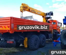 Самопогрузчик Камаз 43118 с КМУ SOOSAN SCS746L 2018 года новый фото 3