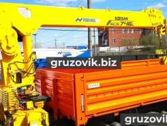 Самопогрузчик Камаз 43118 с КМУ SOOSAN SCS746L 2018 года новый фото 4
