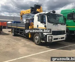 Самопогрузчик ISUZU FVR с КМУ  2018 года новый