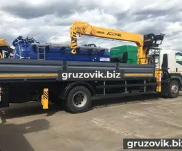 Самопогрузчик ISUZU FVR с КМУ  2018 года новый фото 2