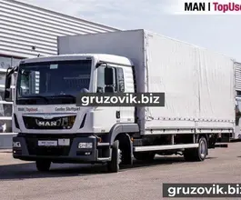 Тентованный грузовик Тентованный грузовик  MAN 2018 года б/у
