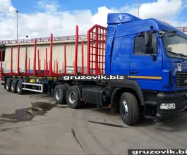 Полуприцеп-сортиментовоз МАЗ 553603 2020 года новый фото 2