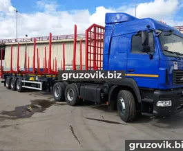 Полуприцеп-сортиментовоз АПС 553603 2021 года новый фото 2