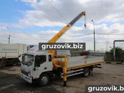 Самопогрузчик JAC N120 с КМУ SOOSAN 514 2018 года б/у