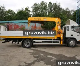 Самопогрузчик JAC N120 с КМУ SOOSAN 514 2018 года б/у фото 3