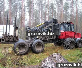 Лесовоз с КМУ Лесовоз  Valmet 860.3 с КМУ  2008 года б/у фото 2
