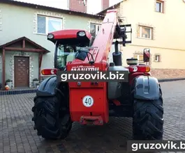 Телескопический погрузчик Manitou MLT 735-120 LSU 2009 года б/у фото 2