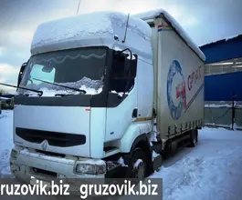 Тентованный грузовик Тентованный грузовик  Renault 2000 года б/у фото 2