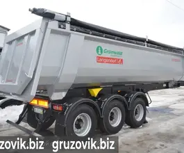 Самосвальный полуприцеп Grunwald самосвальный стальной 27-34 куб. м год выпуска 2017 2017 года б/у