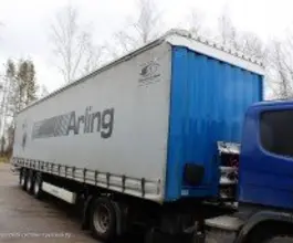 Шторный полуприцеп KRONE Б/У год выпуска 2010 2010 года б/у фото 4