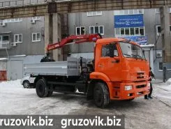 Самопогрузчик Камаз 43253 с КМУ  2017 года б/у фото 2