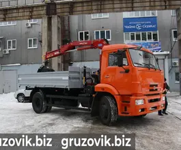 Самопогрузчик Камаз 43253 с КМУ  2017 года б/у фото 2