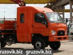 Самопогрузчик Hyundai HD 78 с КМУ  2017 года б/у фото 4