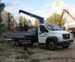 Самопогрузчик ГАЗ Газель Next с КМУ  2017 года новый фото 2