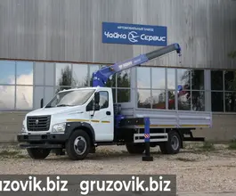 Самопогрузчик ГАЗ Газель Next с КМУ  2017 года б/у фото 4