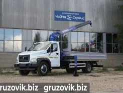 Самопогрузчик ГАЗ Газель Next с КМУ  2017 года б/у фото 4
