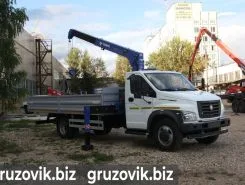 Самопогрузчик ГАЗ Газель Next с КМУ  2017 года б/у