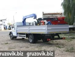 Самопогрузчик ГАЗ Газель Next с КМУ  2017 года б/у фото 2