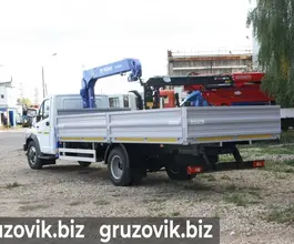 Самопогрузчик ГАЗ Газель Next с КМУ  2017 года б/у фото 2
