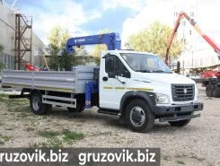 Самопогрузчик ГАЗ Газель Next с КМУ  2017 года б/у фото 3