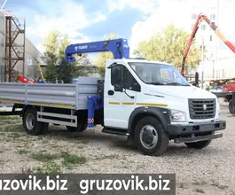 Самопогрузчик ГАЗ Газель Next с КМУ  2017 года б/у фото 3