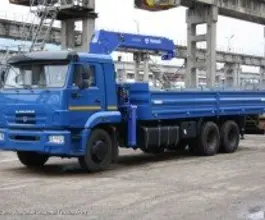 Самопогрузчик Камаз 65117 с КМУ  2017 года б/у