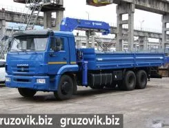 Самопогрузчик Камаз 65117 с КМУ  2017 года б/у фото 4