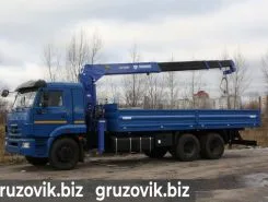 Самопогрузчик Камаз 65117 с КМУ  2017 года б/у