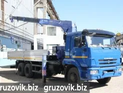 Самопогрузчик Камаз 65117 с КМУ  2017 года б/у фото 3