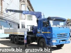 Самопогрузчик Камаз 65117 с КМУ  2017 года б/у фото 3