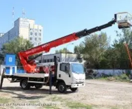 Автовышка Автовышка  ISUZU NPR 2017 года б/у фото 5