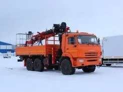 Самопогрузчик Камаз 43118 с КМУ TAURUS 086A 2026 года новый