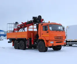 Самопогрузчик Камаз 43118 с КМУ TAURUS 086A 2026 года новый