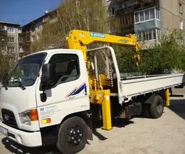 Самопогрузчик Hyundai HD 78 с КМУ SOOSAN 2013 года б/у