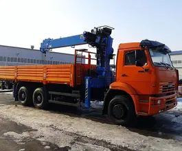 Самопогрузчик Камаз 65115 с КМУ Dongyang SS1956 2022 года новый