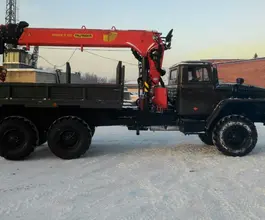 Самопогрузчик Урал 4320 с КМУ  2018 года б/у фото 2